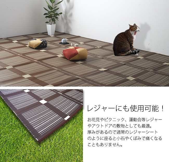 日本アトピー協会推薦品 洗えるPPカーペット -ガナッシュ- | 家具の 